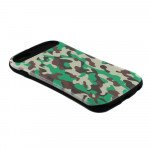 Wholesale Apple iPhone 6 Plus 5.5 Design Candy Shell Hybrid Case (Camouflage Green)